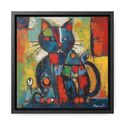 Cat 70, Gallery Canvas Wraps, Square Frame