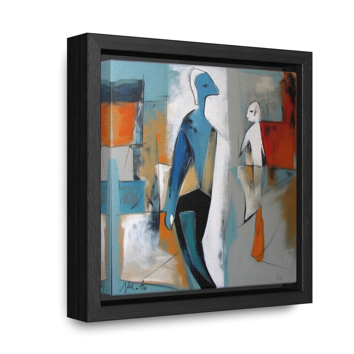 Sad Man 30, Valentinii, Gallery Canvas Wraps, Square Frame