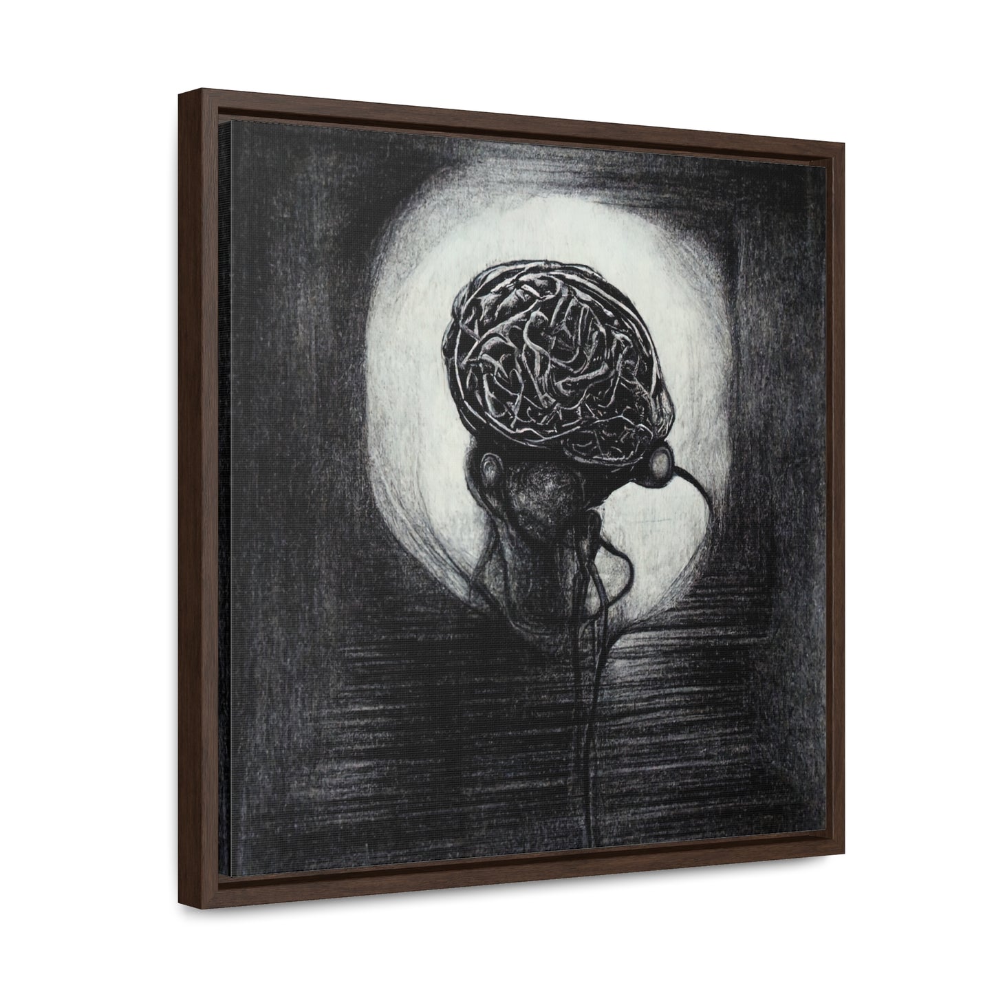 Brain 18, Valentinii, Gallery Canvas Wraps, Square Frame