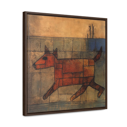 V Dog 9, Gallery Canvas Wraps, Square Frame