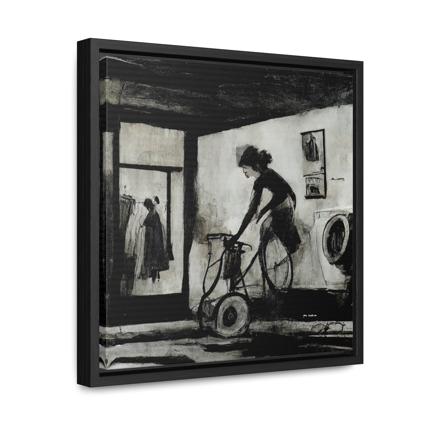 Domestic Memories 21, Valentinii, Gallery Canvas Wraps, Square Frame