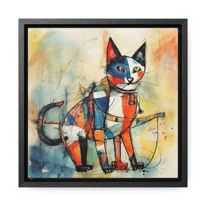 Cat 103, Gallery Canvas Wraps, Square Frame