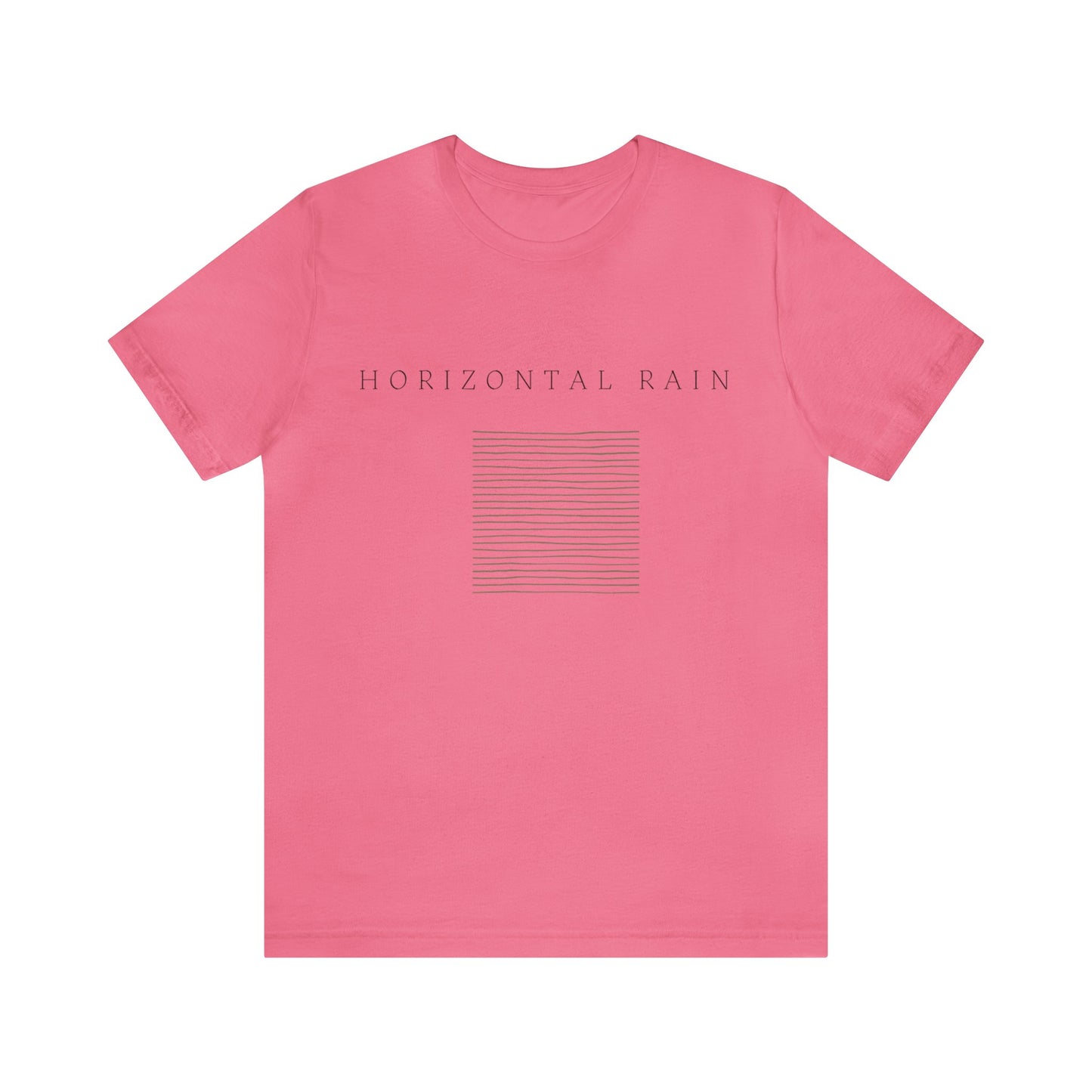 Horizontal Rain, Unisex Jersey Short Sleeve Tee