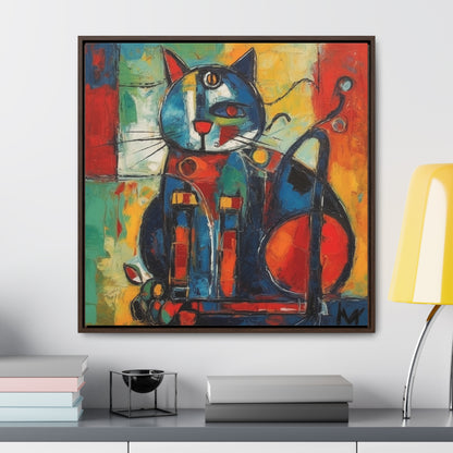 Cat 69, Gallery Canvas Wraps, Square Frame