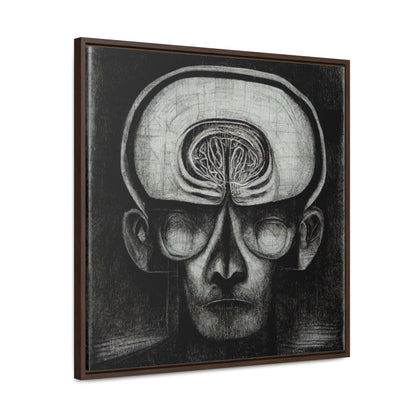 Brain 50, Valentinii, Gallery Canvas Wraps, Square Frame