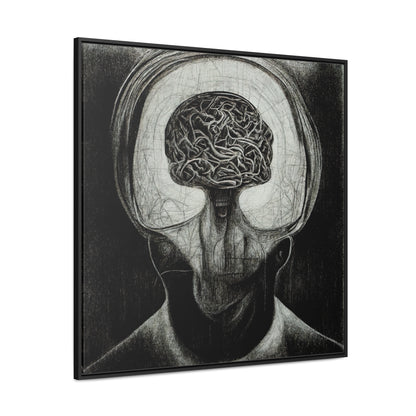 Brain 47, Valentinii, Gallery Canvas Wraps, Square Frame