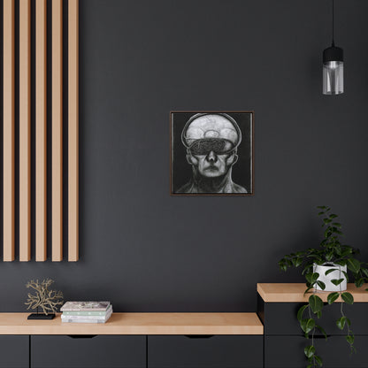 Brain 30, Valentinii, Gallery Canvas Wraps, Square Frame