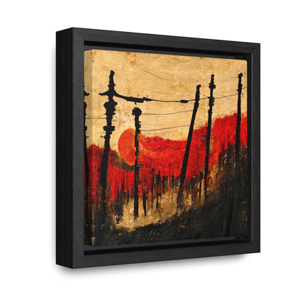 Land of the Sun 25, Valentinii, Gallery Canvas Wraps, Square Frame