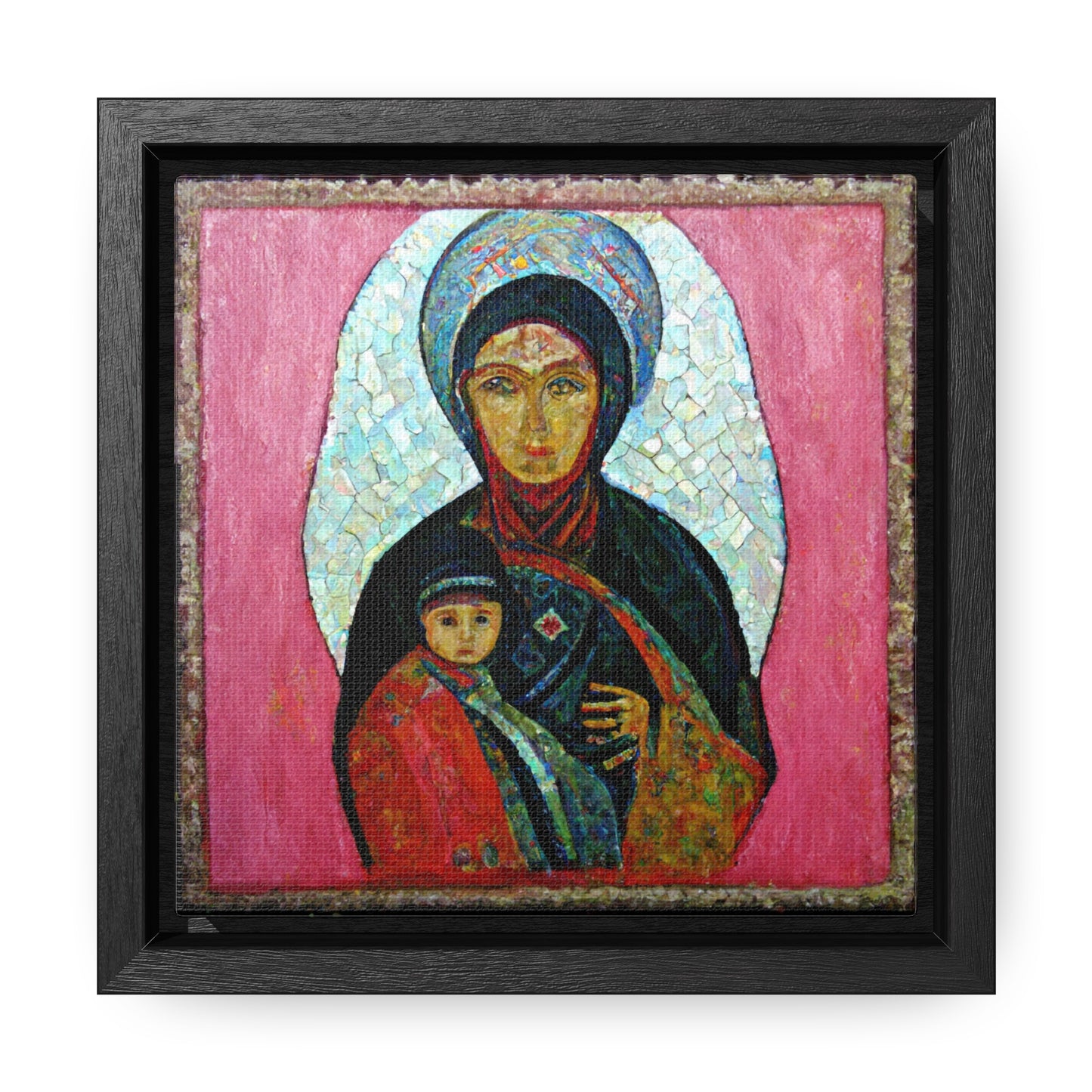 Mary and the Child 22, Valentinii, Gallery Canvas Wraps, Square Frame