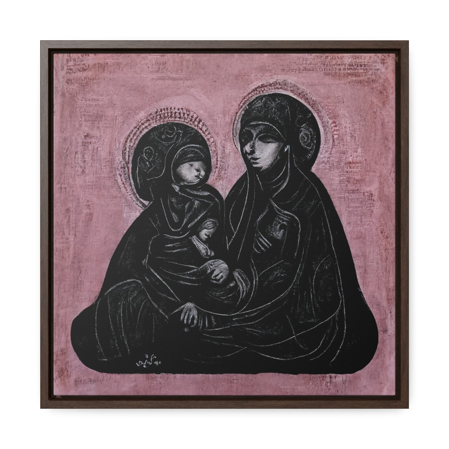 Mary and the Child 7, Valentinii, Gallery Canvas Wraps, Square Frame