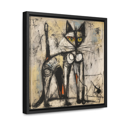 Cat 84, Gallery Canvas Wraps, Square Frame