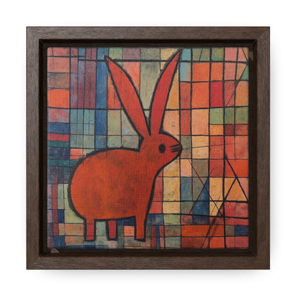 Rabbit 32, Gallery Canvas Wraps, Square Frame