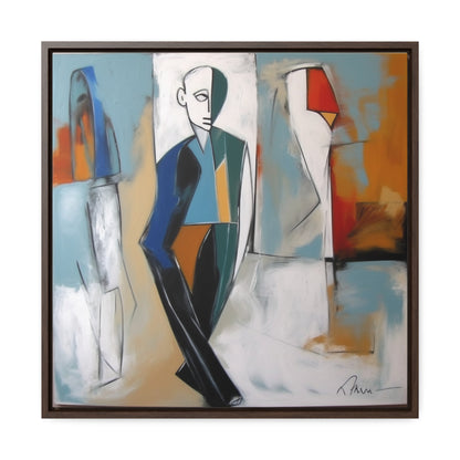 Sad Man 22, Valentinii, Gallery Canvas Wraps, Square Frame