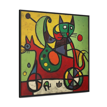 Cat 149, Gallery Canvas Wraps, Square Frame