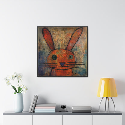 Rabbit 8, Gallery Canvas Wraps, Square Frame