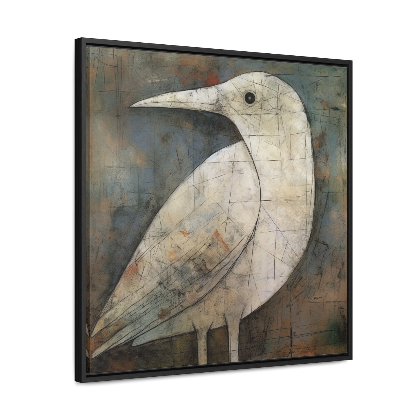 Bird 9, Gallery Canvas Wraps, Square Frame