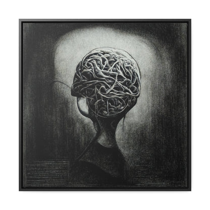 Brain 8, Valentinii, Gallery Canvas Wraps, Square Frame