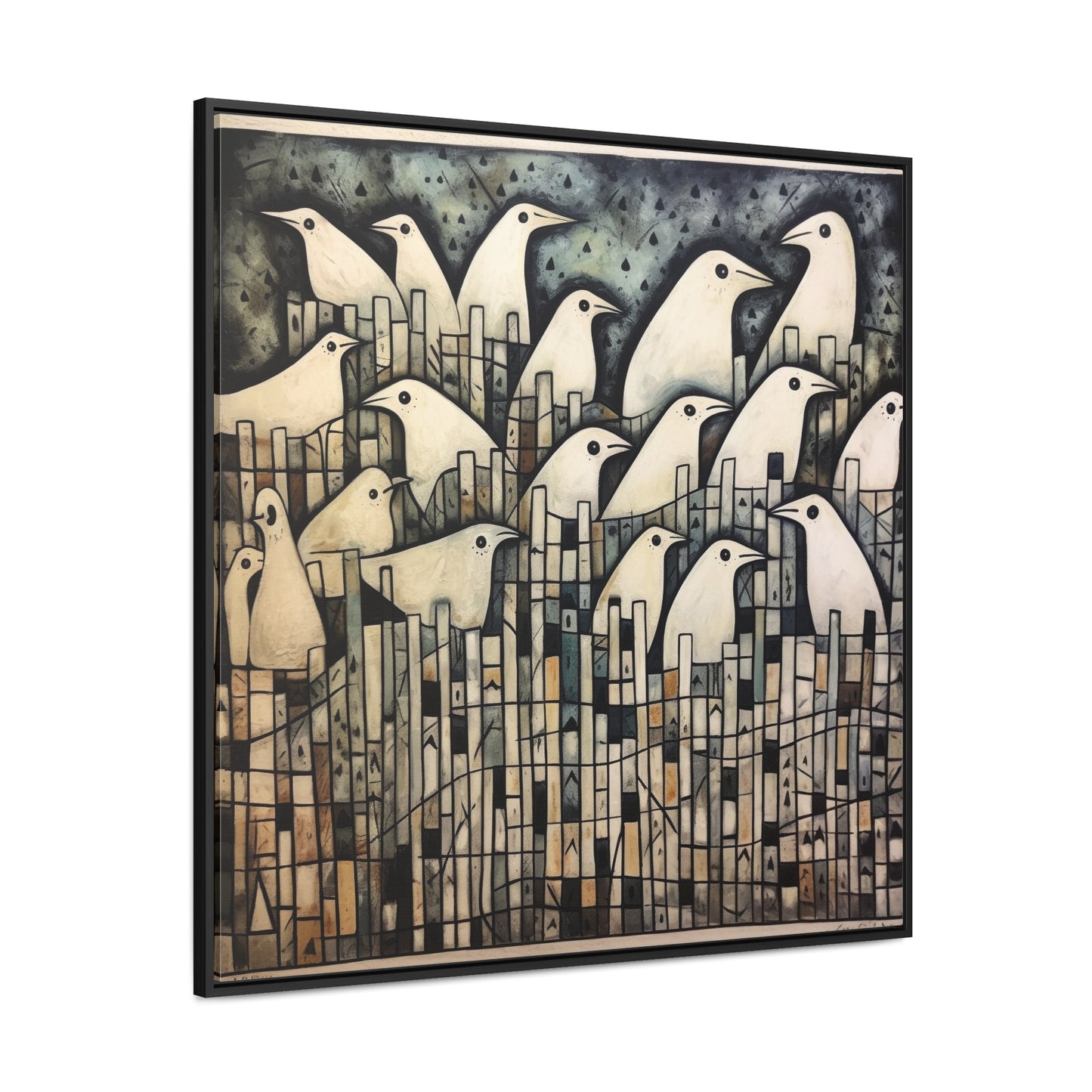 Bird 34, Gallery Canvas Wraps, Square Frame