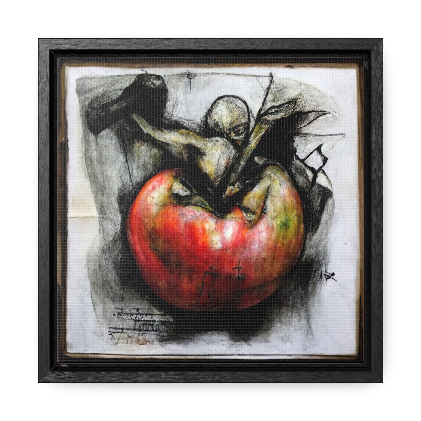 Apple 27, Valentinii, Gallery Canvas Wraps, Square Frame