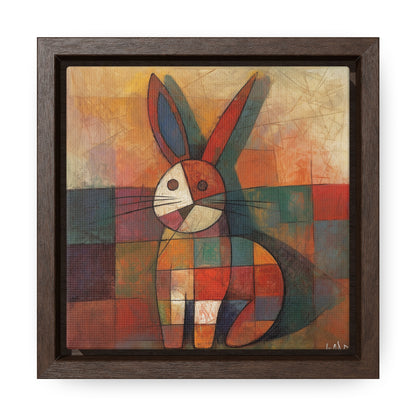 Rabbit 25, Gallery Canvas Wraps, Square Frame