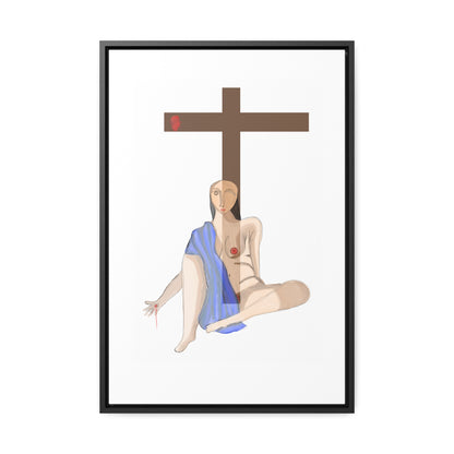 Cross, Original Eduard Pavel, Gallery Canvas Wraps, Vertical Frame