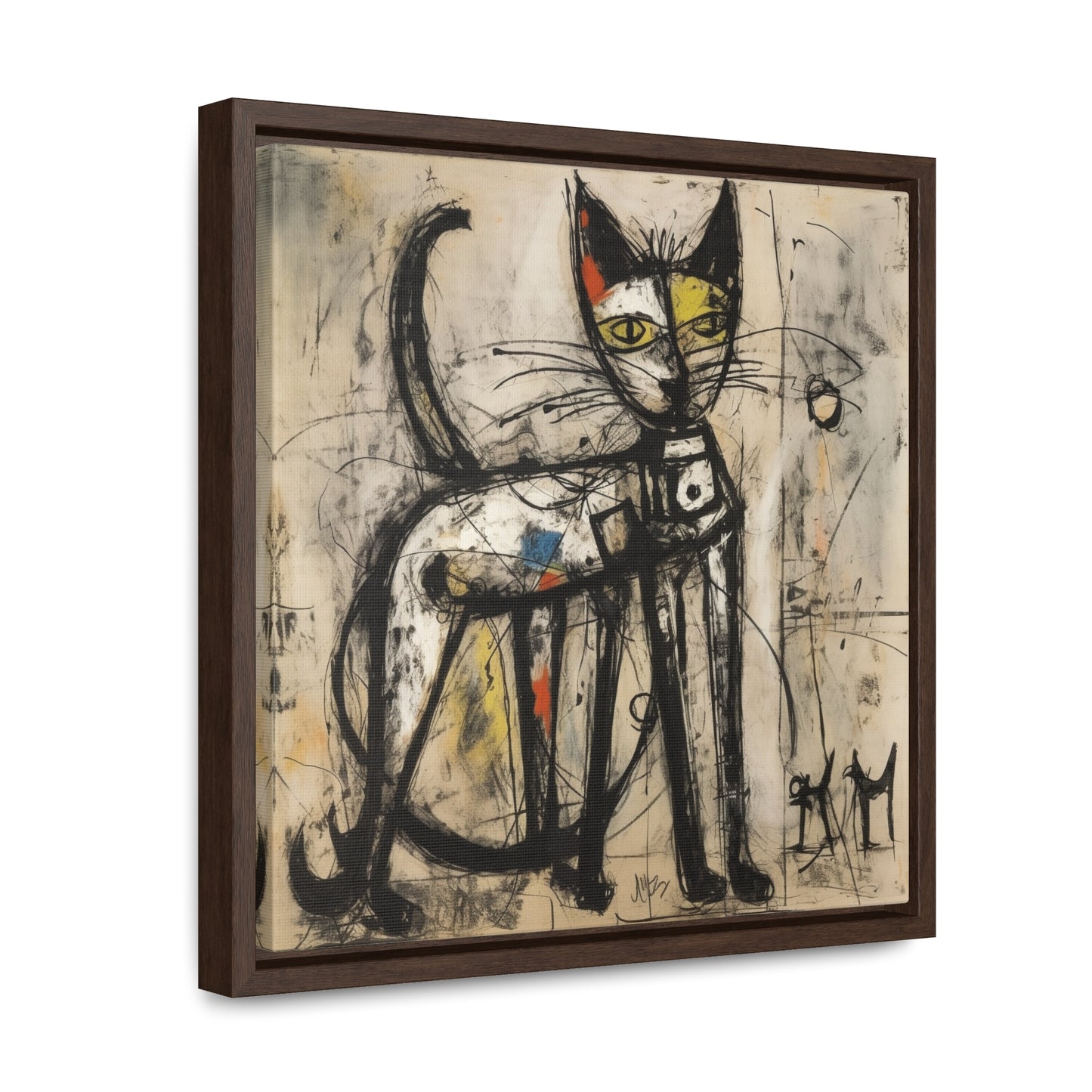 Cat 49, Gallery Canvas Wraps, Square Frame