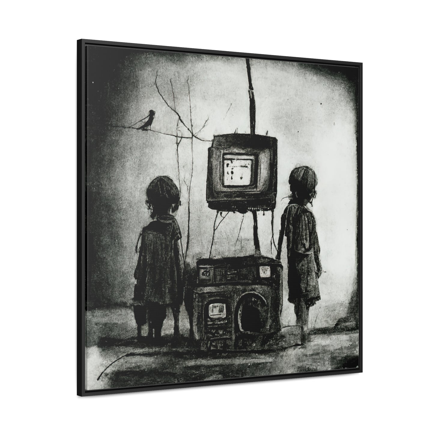 Childhood Wave 8, Valentinii, Gallery Canvas Wraps, Square Frame