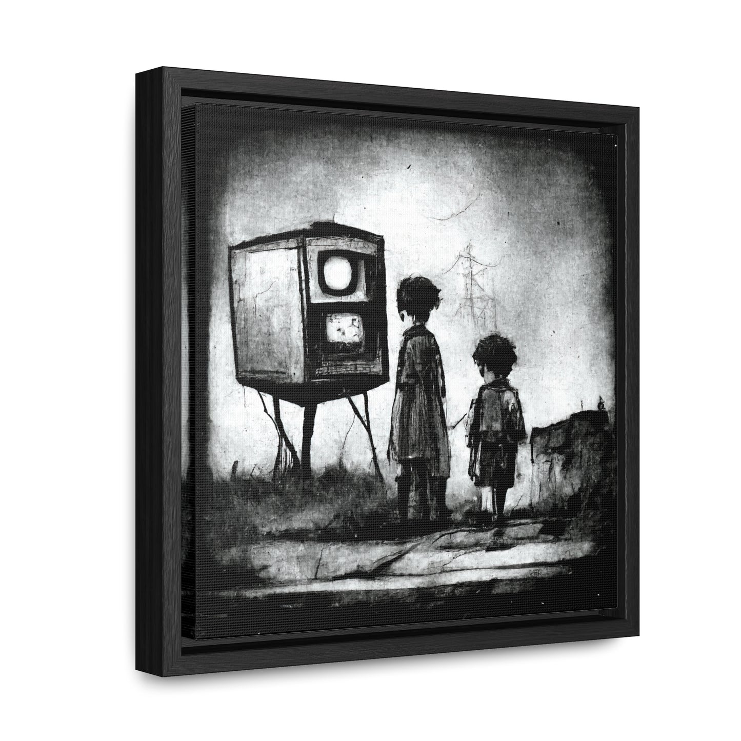 Childhood Wave 2, Valentinii, Gallery Canvas Wraps, Square Frame