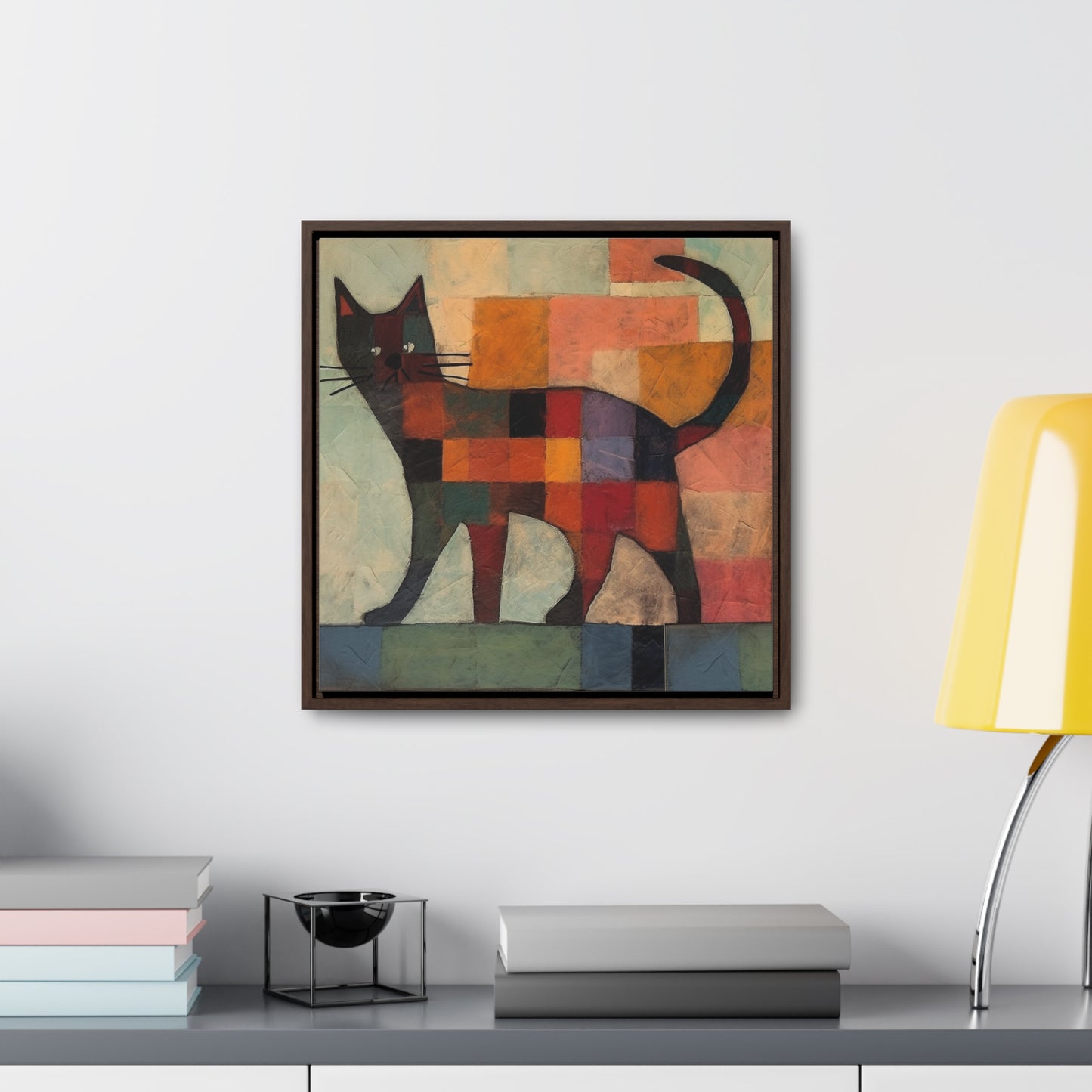 Cat 24, Gallery Canvas Wraps, Square Frame