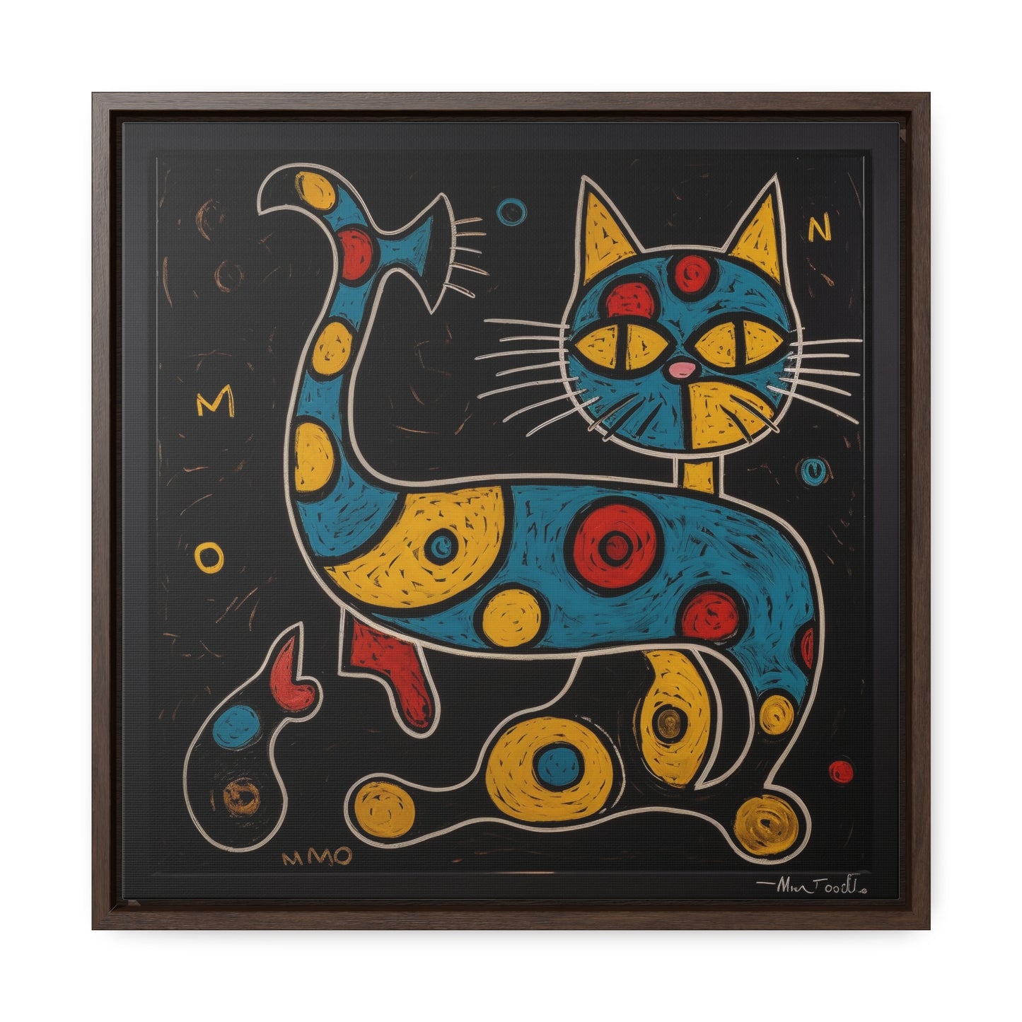 Cat 125, Gallery Canvas Wraps, Square Frame