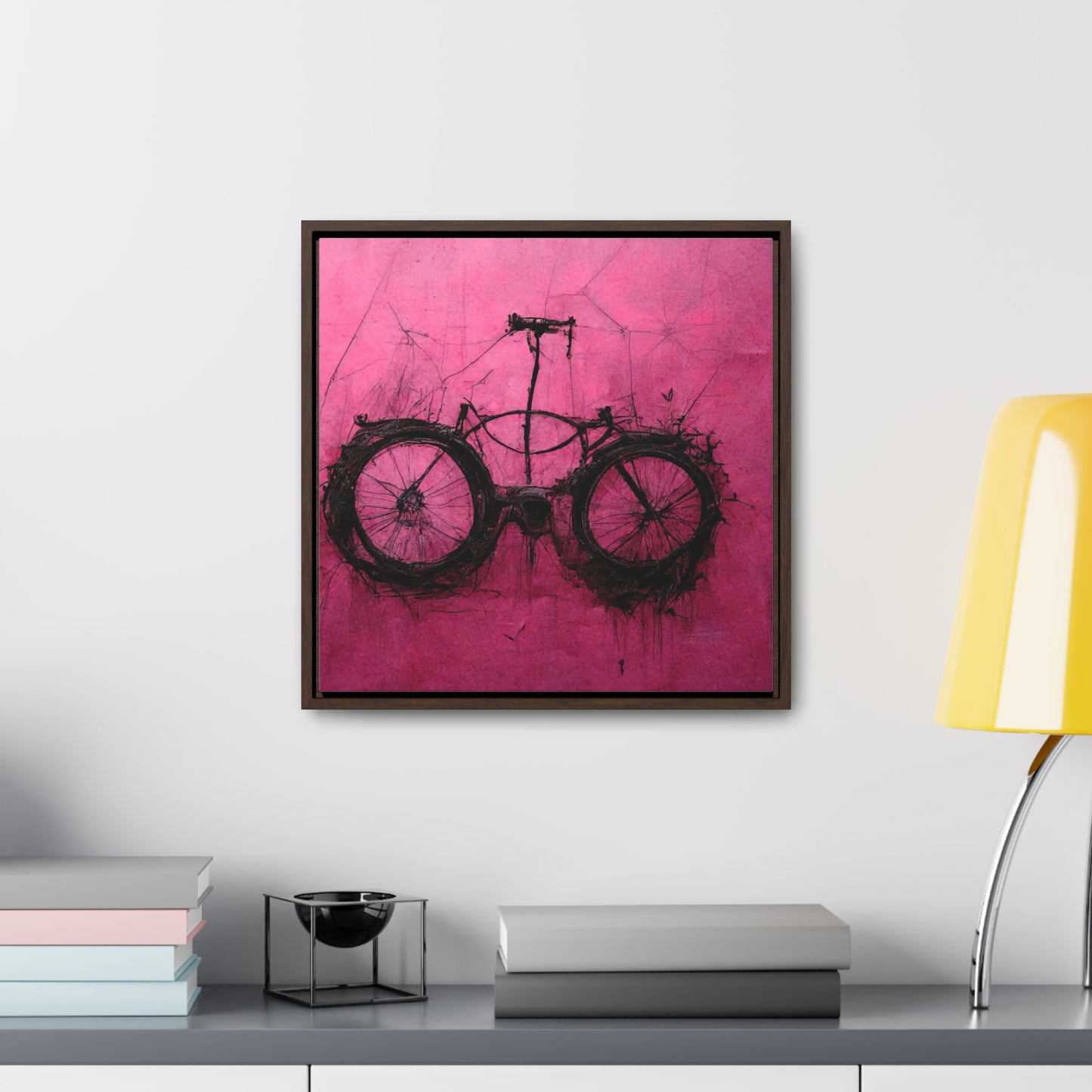 Bicycle 3, Valentinii, Gallery Canvas Wraps, Square Frame