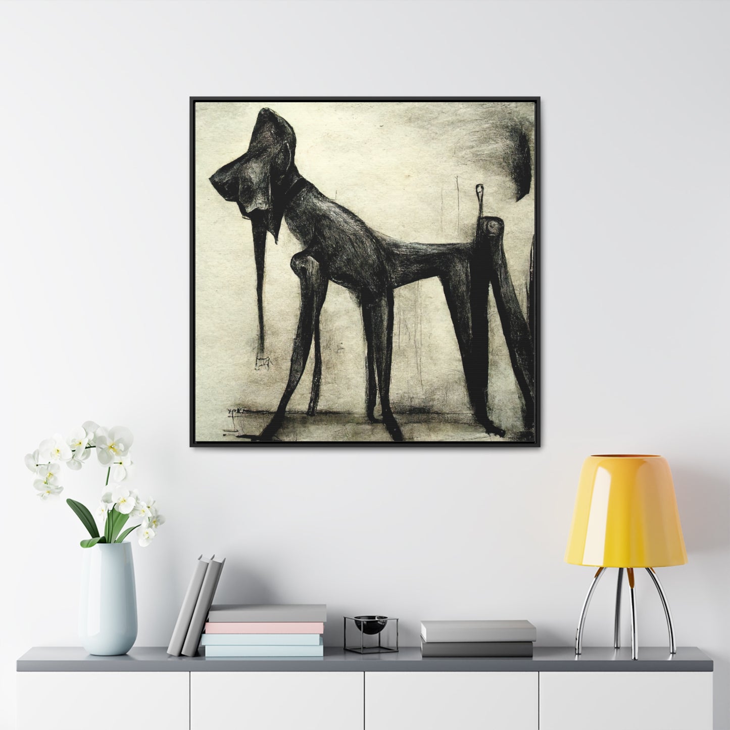 Dogs and Puppies 18, Valentinii, Gallery Canvas Wraps, Square Frame