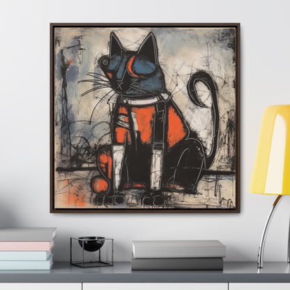 Cat 30, Gallery Canvas Wraps, Square Frame