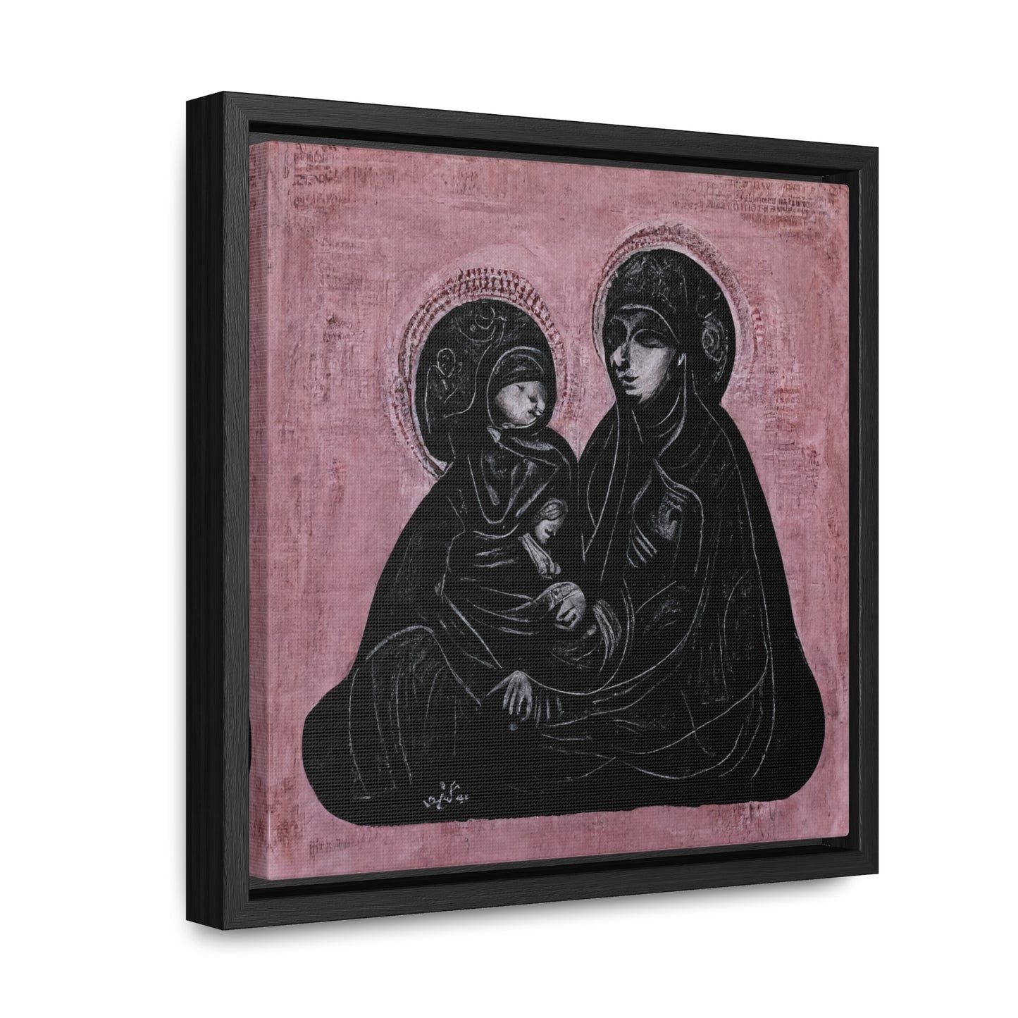 Mary and the Child 7, Valentinii, Gallery Canvas Wraps, Square Frame