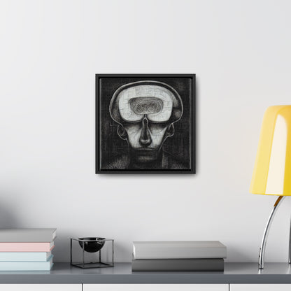 Brain 59, Valentinii, Gallery Canvas Wraps, Square Frame