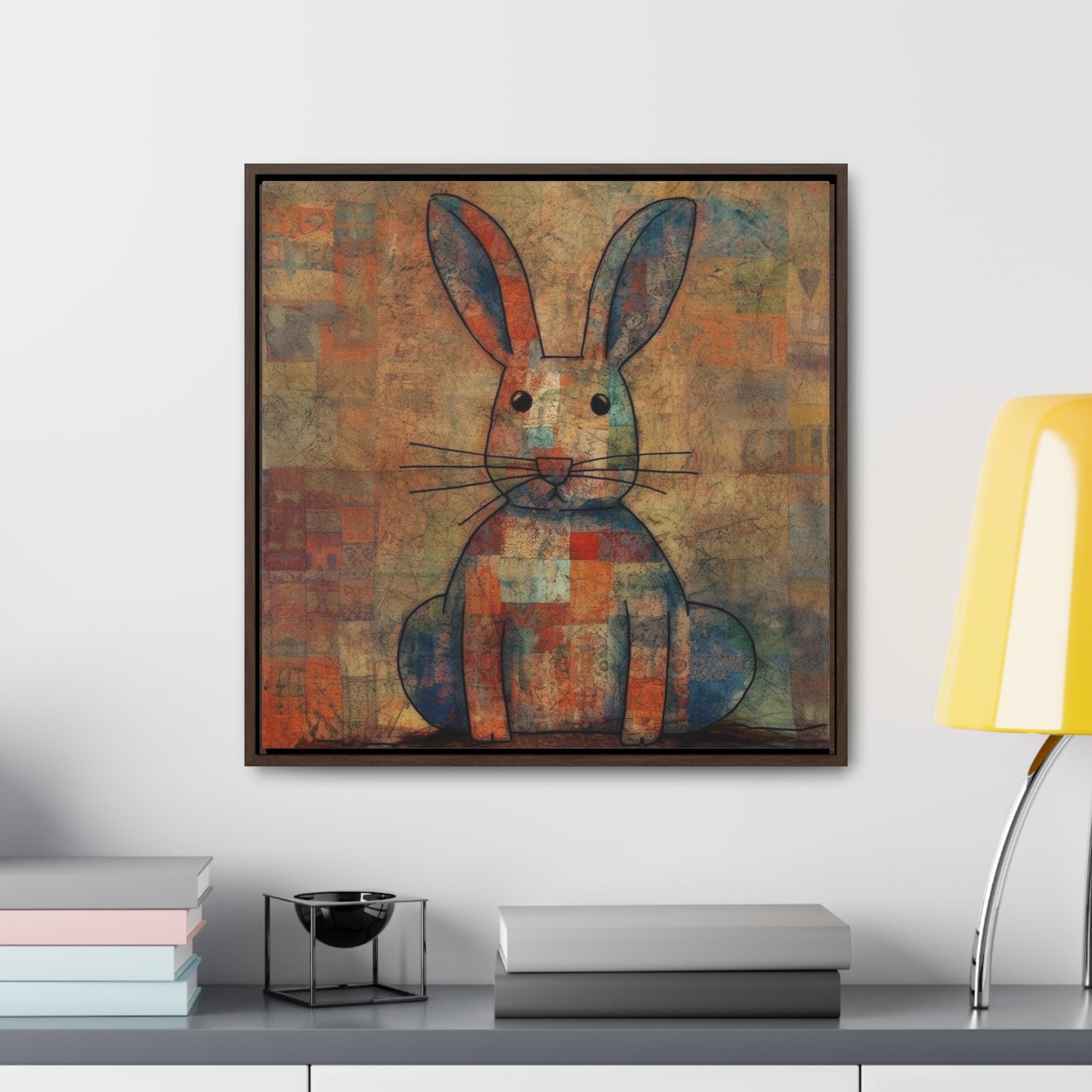 Rabbit 21, Gallery Canvas Wraps, Square Frame