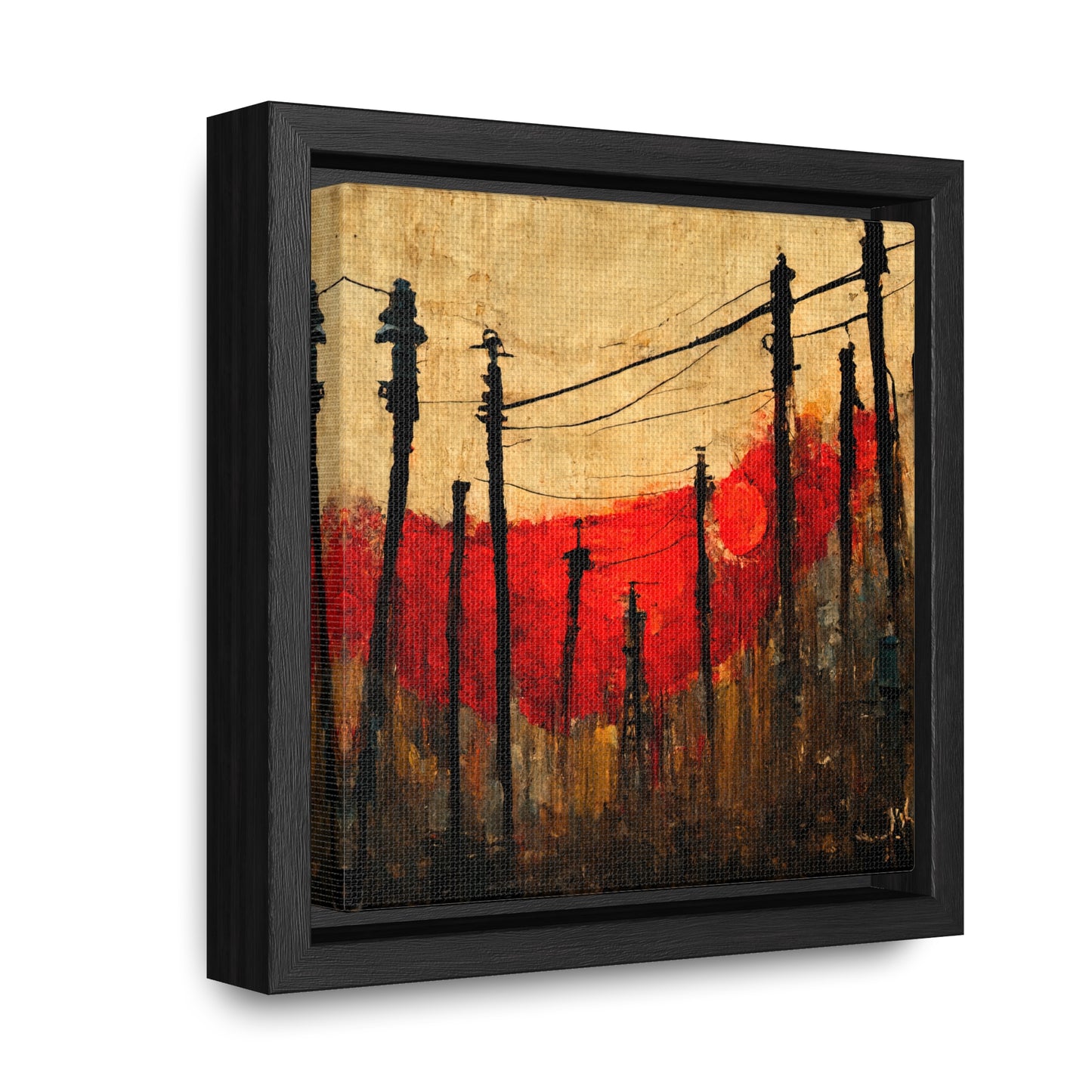 Land of the Sun 30, Valentinii, Gallery Canvas Wraps, Square Frame