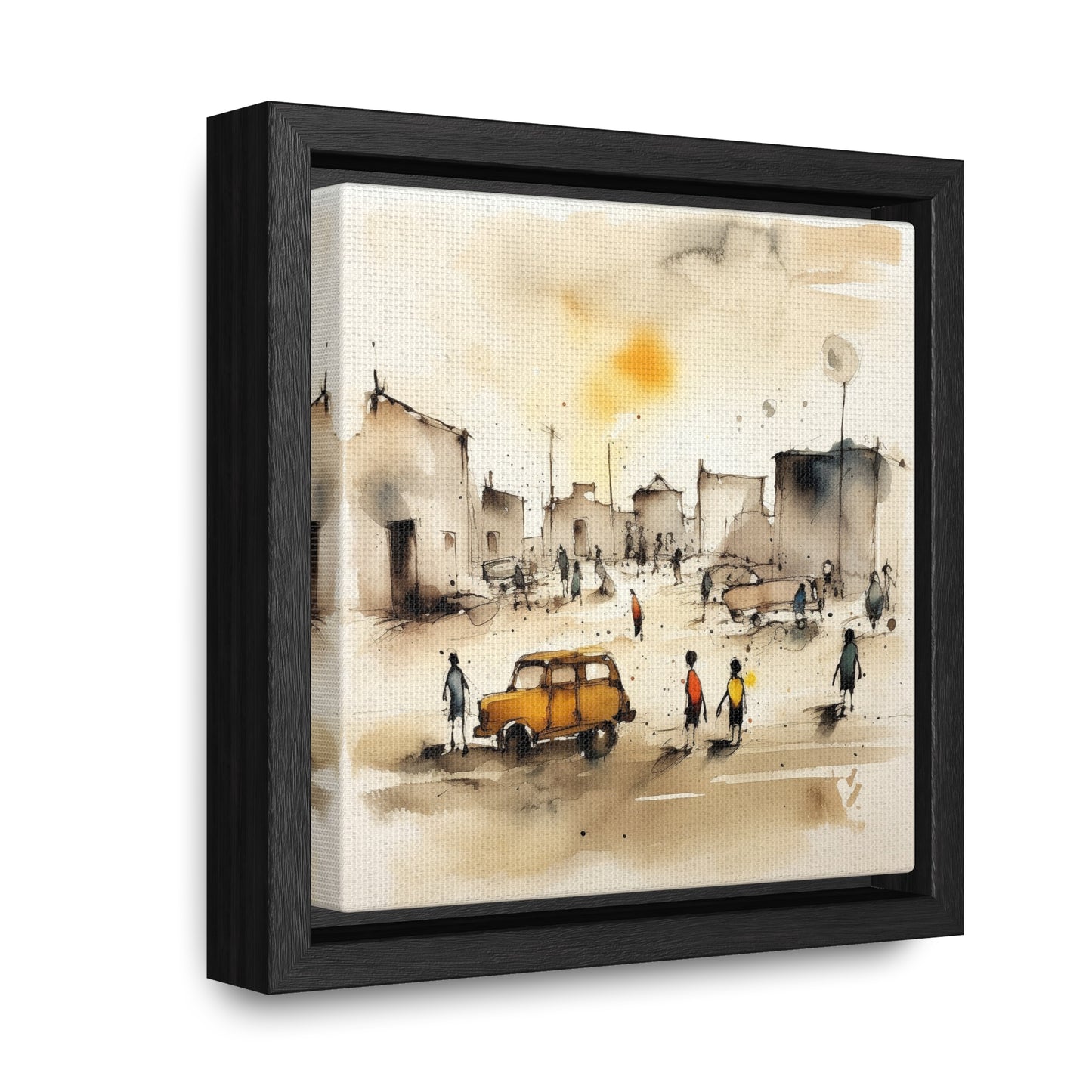 Childhood 10, Gallery Canvas Wraps, Square Frame