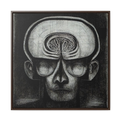 Brain 50, Valentinii, Gallery Canvas Wraps, Square Frame