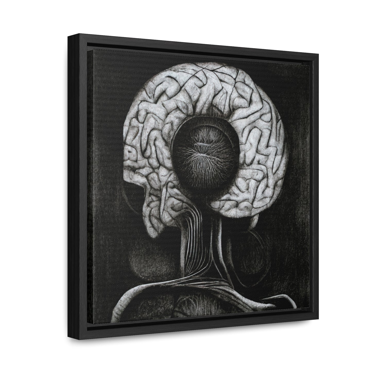 Brain 40, Valentinii, Gallery Canvas Wraps, Square Frame