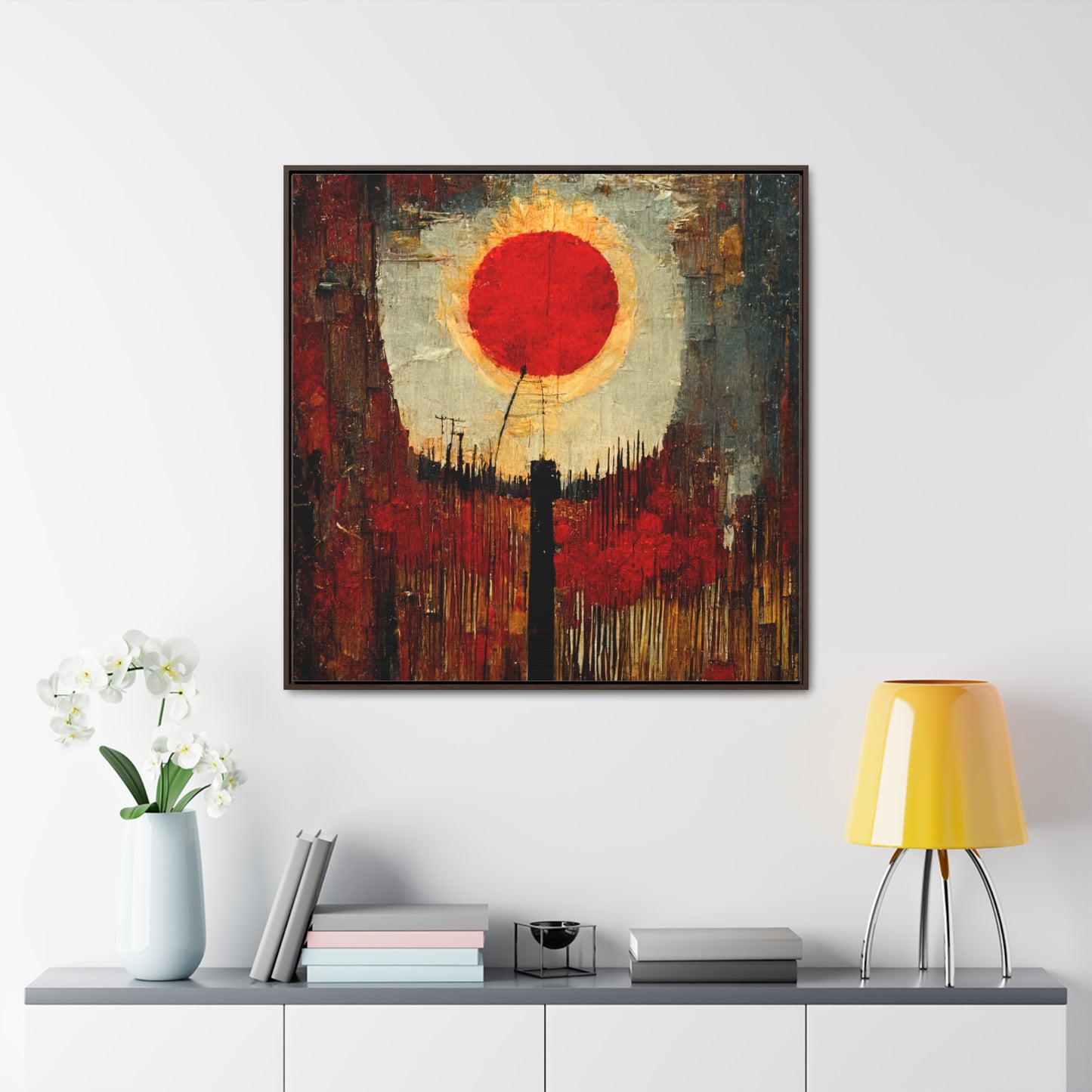 Land of the Sun 29, Valentinii, Gallery Canvas Wraps, Square Frame