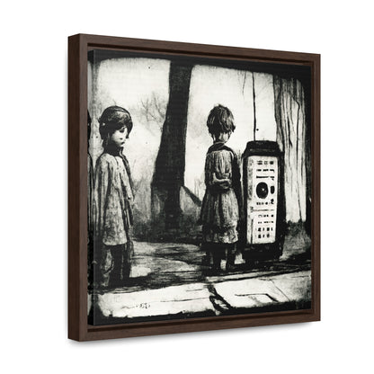 Childhood Wave 3, Valentinii, Gallery Canvas Wraps, Square Frame