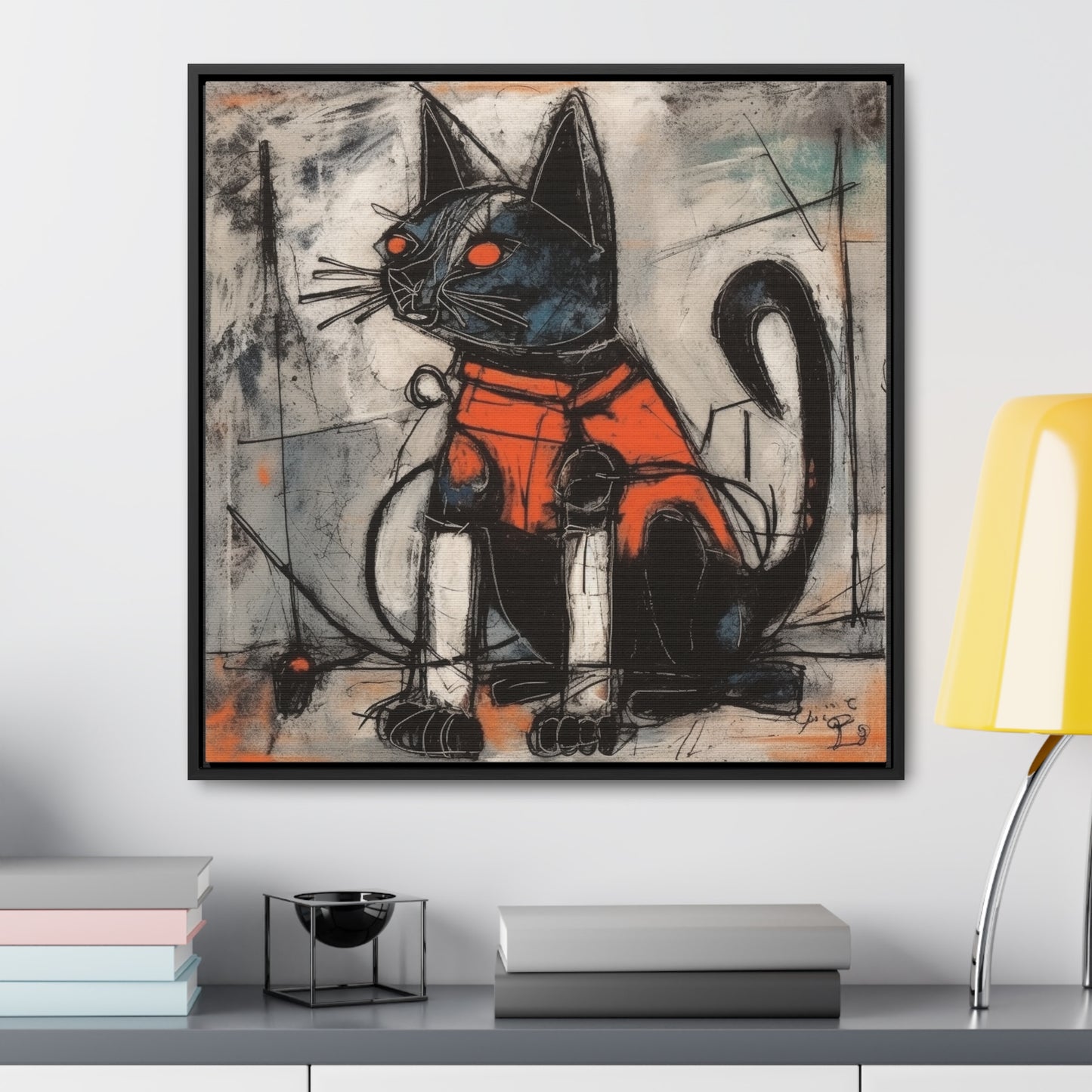 Cat 86, Gallery Canvas Wraps, Square Frame