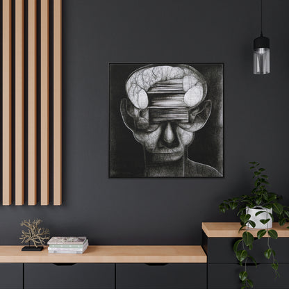 Brain 36, Valentinii, Gallery Canvas Wraps, Square Frame