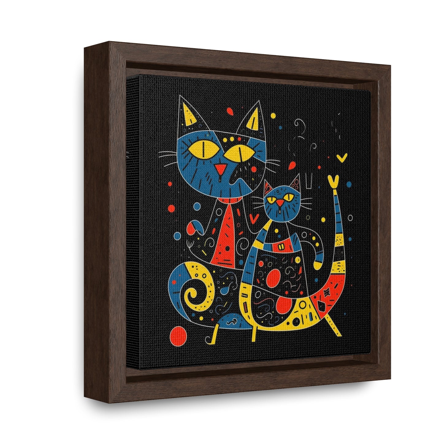 Cat 153, Gallery Canvas Wraps, Square Frame