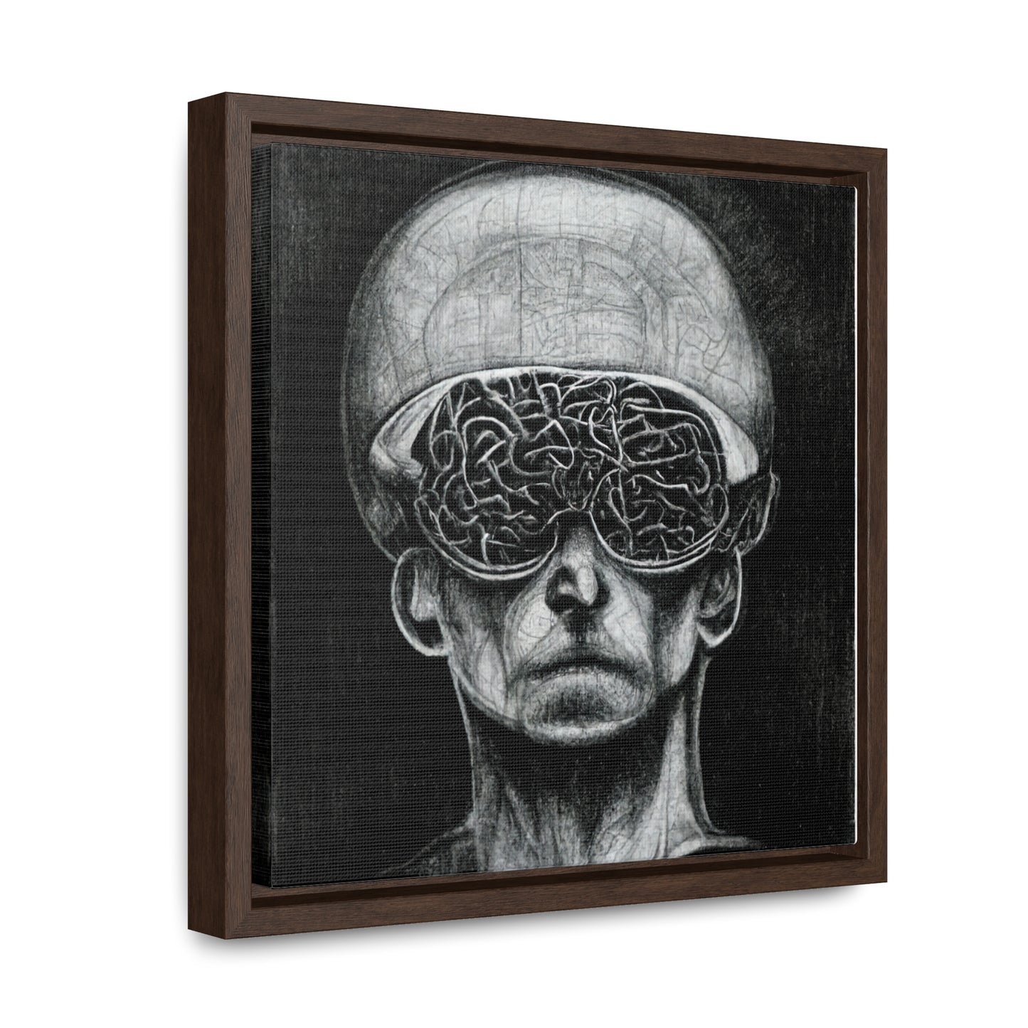 Brain 14, Valentinii, Gallery Canvas Wraps, Square Frame