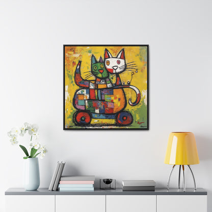 Cat 155, Gallery Canvas Wraps, Square Frame