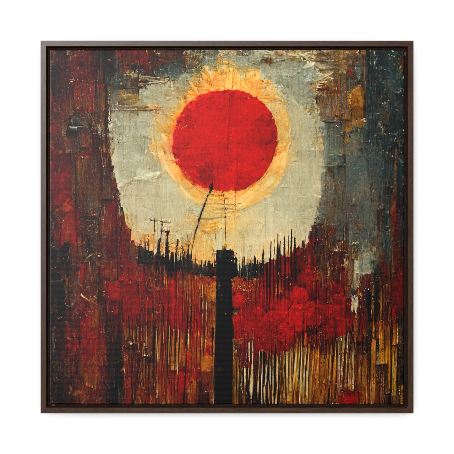 Land of the Sun 29, Valentinii, Gallery Canvas Wraps, Square Frame