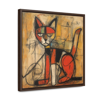 Cat 91, Gallery Canvas Wraps, Square Frame