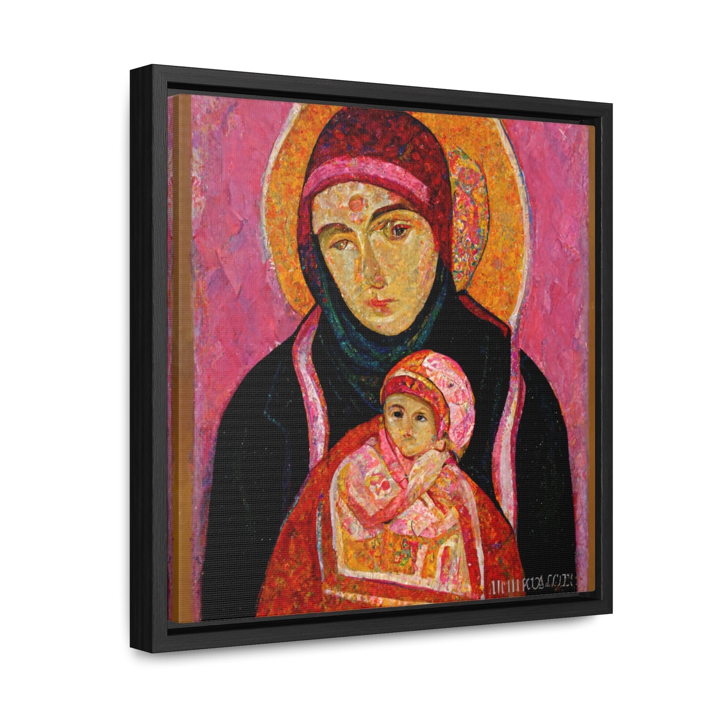 Mary and the Child 30, Valentinii, Gallery Canvas Wraps, Square Frame